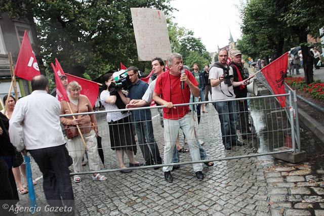 Nowa Sól demonstracja lokatorska