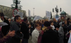 demonstracja moratorium na eksmisje