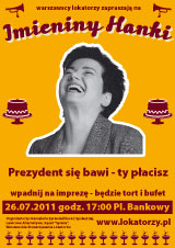 Plakat - imieniny HGW